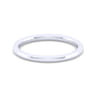 14K White Gold Matching Wedding Band