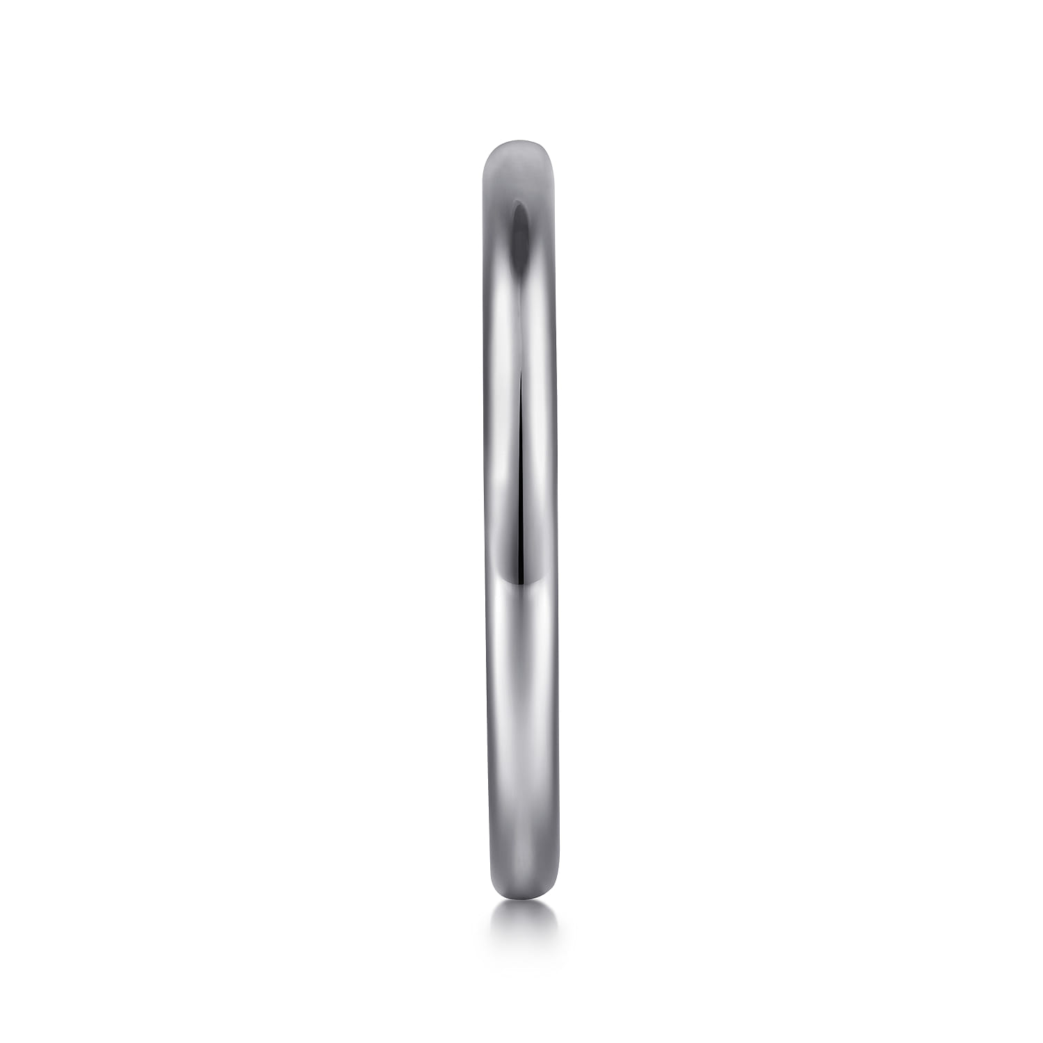 14K White Gold Matching Wedding Band - Shot 5