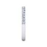 14K White Gold Matching Wedding Band - 0.32 ct