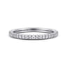 14K White Gold Matching Wedding Band - 0.3 ct