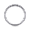 14K White Gold Matching Wedding Band - 0.3 ct