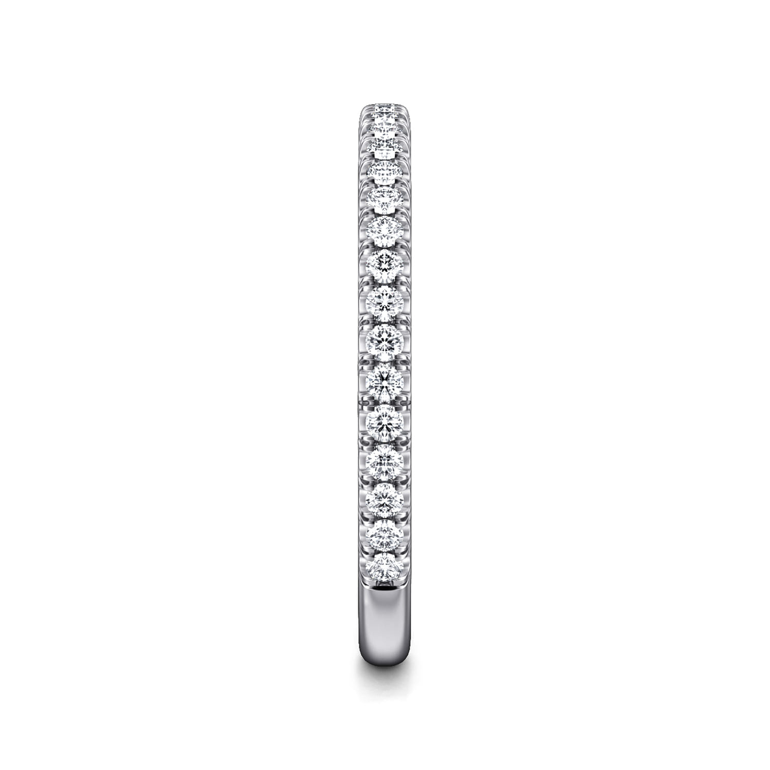 14K White Gold Matching Wedding Band - 0.3 ct - Shot 4