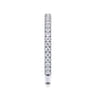 14K White Gold Matching Wedding Band - 0.3 ct