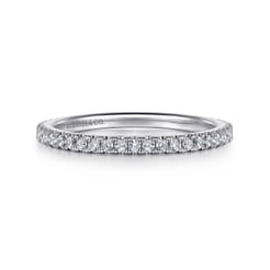 14K White Gold Matching Wedding Band