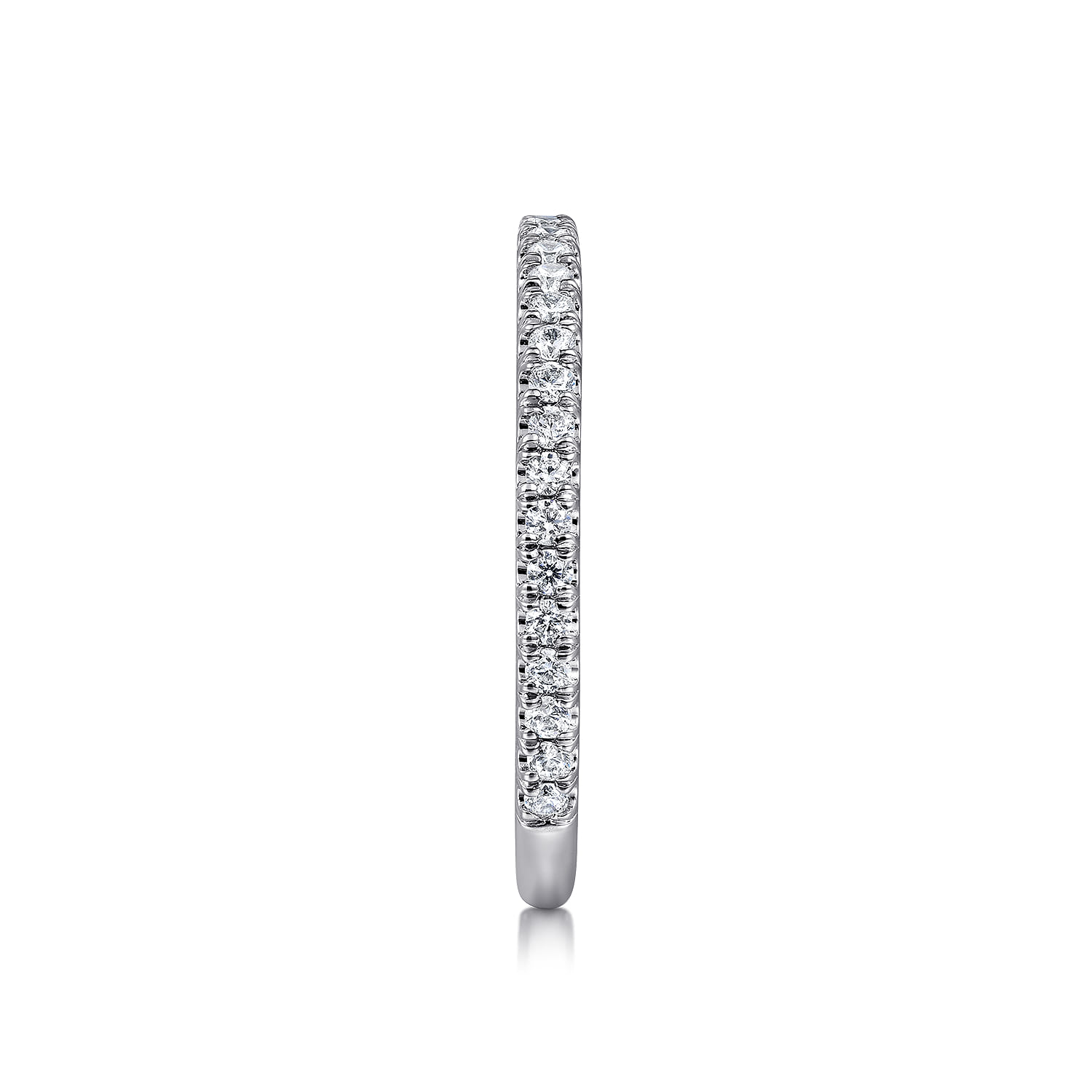 14K White Gold Matching Wedding Band - 0.3 ct - Shot 5
