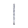 14K White Gold Matching Wedding Band - 0.3 ct