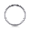 14K White Gold Matching Wedding Band - 0.3 ct