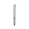 14K White Gold Matching Wedding Band - 0.3 ct