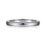 14K White Gold Matching Wedding Band