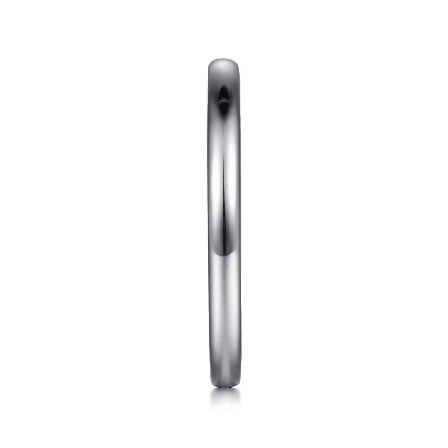 14K White Gold Matching Wedding Band - Shot 4