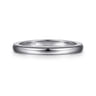 14K White Gold Matching Wedding Band