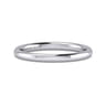 14K White Gold Matching Wedding Band