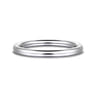 14K White Gold Matching Wedding Band