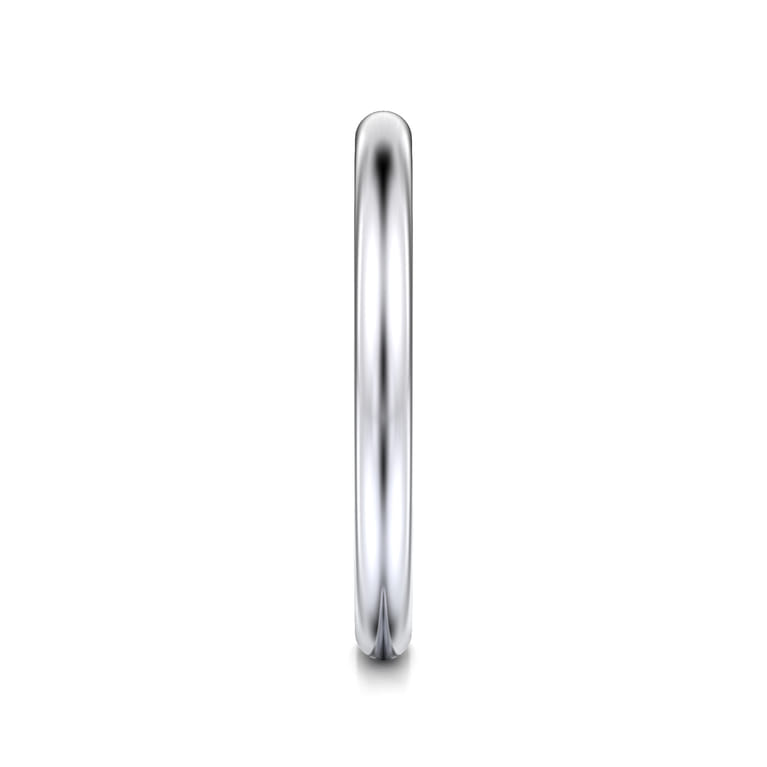 14K White Gold Matching Wedding Band - Shot 4