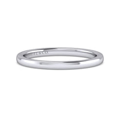 14K White Gold Matching Wedding Band