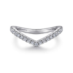 14K White Gold Matching Wedding Band