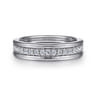 14K White Gold Matching Wedding Band - 0.3 ct