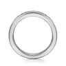 14K White Gold Matching Wedding Band - 0.3 ct
