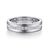 14K White Gold Matching Wedding Band
