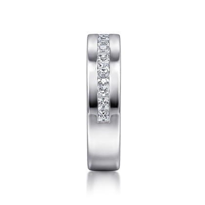 14K White Gold Matching Wedding Band