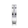 14K White Gold Matching Wedding Band - 0.65 ct