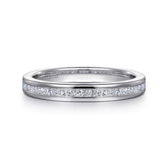 14K White Gold Matching Wedding Band
