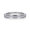 14K White Gold Matching Wedding Band - 0.41 ct