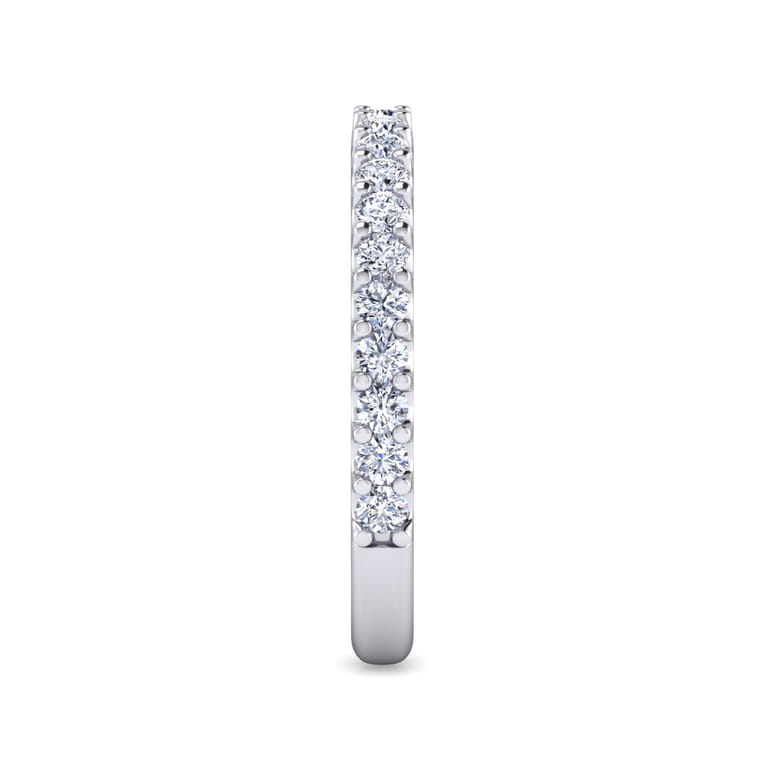 14K White Gold Matching Wedding Band - 0.55 ct - Shot 4