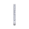 14K White Gold Matching Wedding Band - 0.55 ct