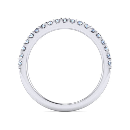14K White Gold Matching Wedding Band
