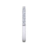 14K White Gold Matching Wedding Band - 0.27 ct