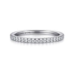 14K White Gold Matching Wedding Band