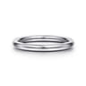 14K White Gold Matching Wedding Band