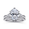 14K White Gold Matching Wedding Band