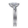 14K White Gold Matching Wedding Band