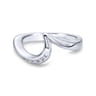 14K White Gold  Matching Wedding Band - 0.18 ct