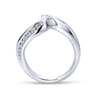 14K White Gold  Matching Wedding Band - 0.18 ct