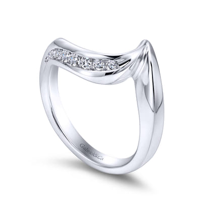 14K White Gold  Matching Wedding Band