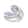 14K White Gold  Matching Wedding Band - 0.18 ct