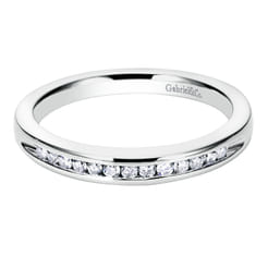 14K White Gold  Matching Wedding Band