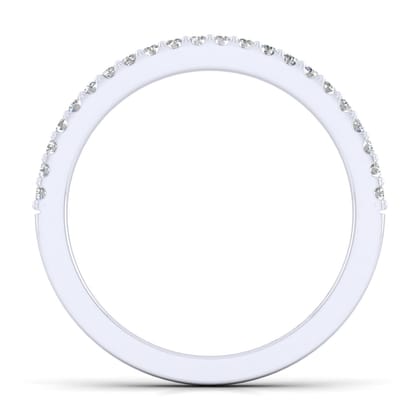 14K White Gold Matching Wedding Band