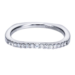 14K White Gold  Matching Wedding Band