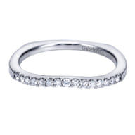14K White Gold  Matching Wedding Band