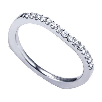 14K White Gold  Matching Wedding Band