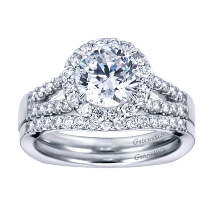 14K White Gold  Matching Wedding Band