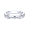 14K White Gold  Matching Wedding Band - 0.3 ct