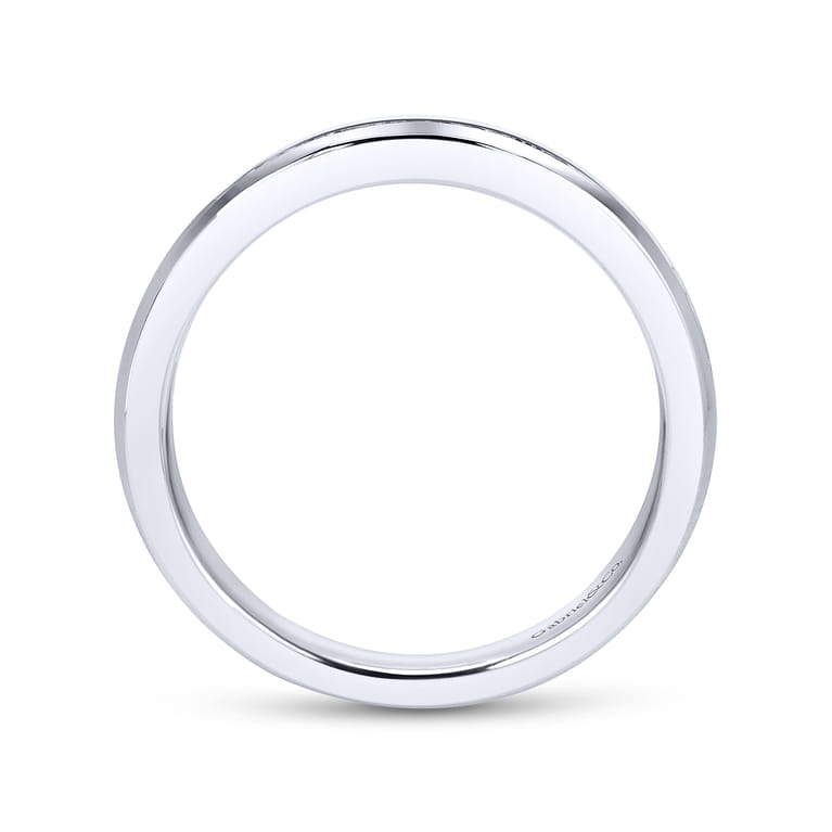 14K White Gold  Matching Wedding Band - 0.3 ct - Shot 2