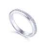 14K White Gold  Matching Wedding Band - 0.3 ct