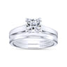 14K White Gold  Matching Wedding Band - 0.3 ct