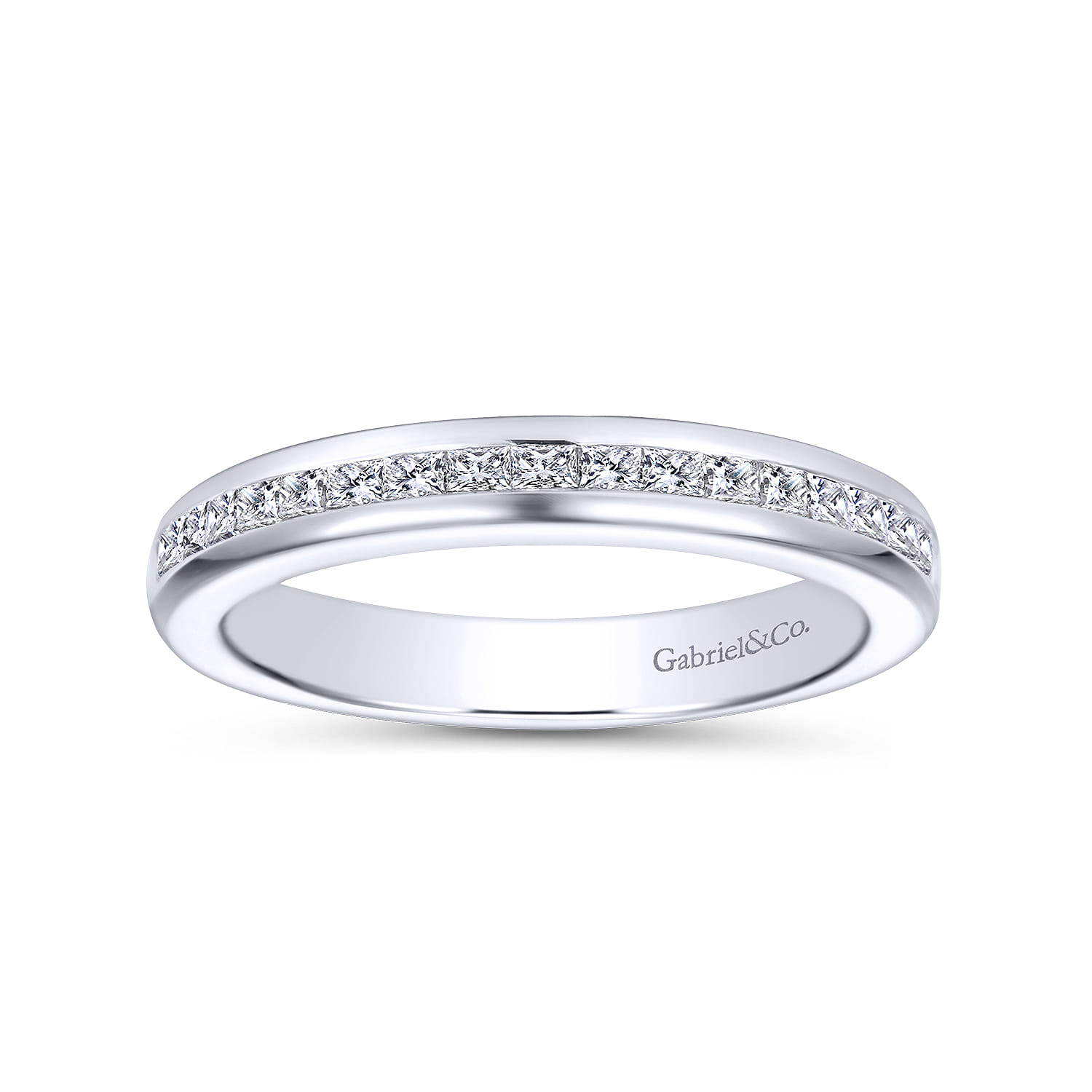 14K White Gold  Matching Wedding Band - 0.3 ct - Shot 5